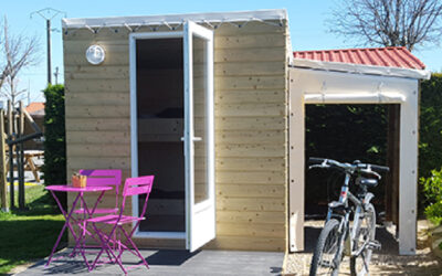 Les dunes Camping à Talmont-Saint-Hilaire présente le refuge Accueil-Vélo